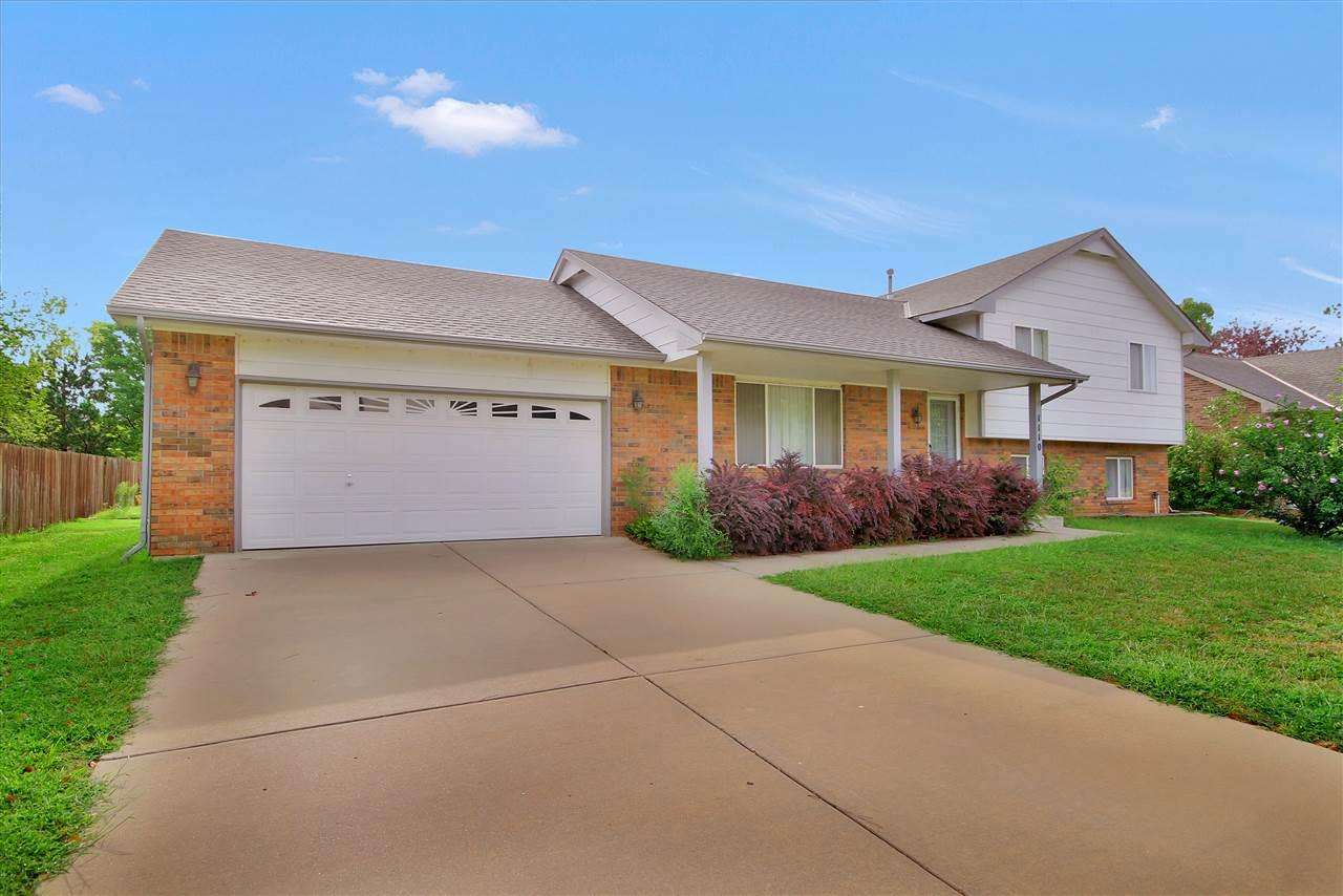 Move in ready is this 3+ brm, 2 ba split level home.  Main level has an updated kitchen with new app